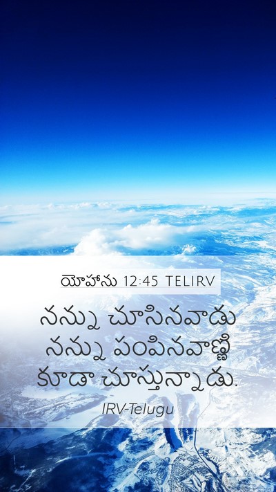 యోహాను 12:45 TELIRV Bible Verse Image