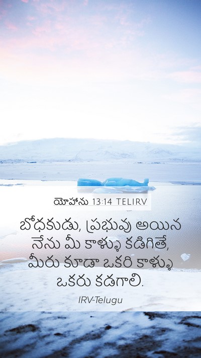 యోహాను 13:14 TELIRV Bible Verse Image