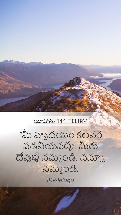 యోహాను 14:1 TELIRV Bible Verse Image