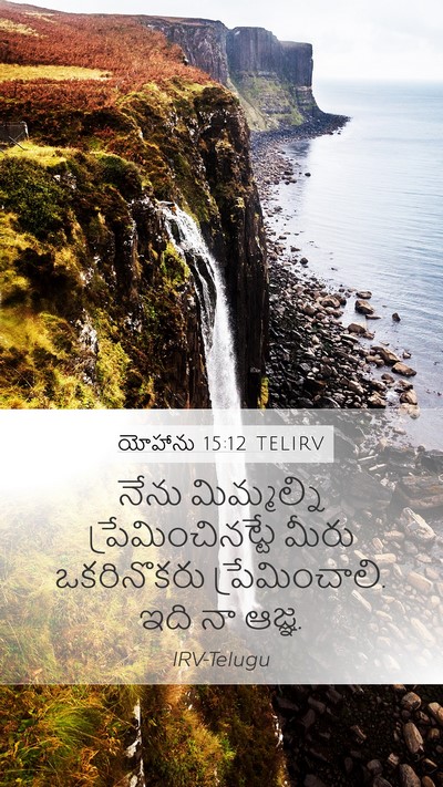 యోహాను 15:12 TELIRV Bible Verse Image