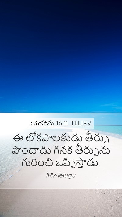 యోహాను 16:11 TELIRV Bible Verse Image
