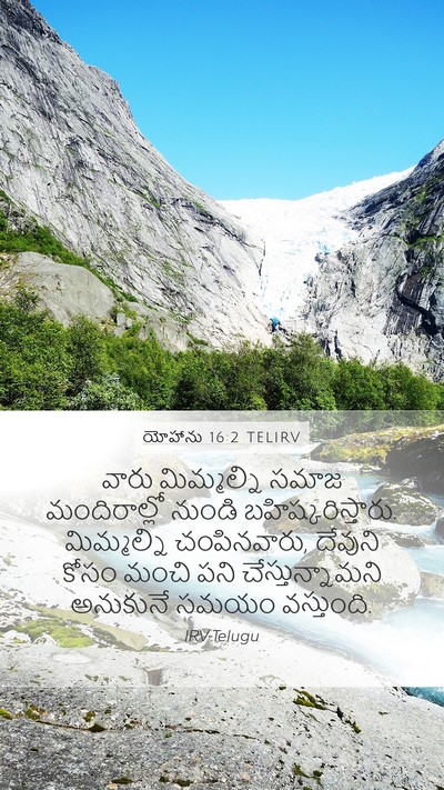 యోహాను 16:2 TELIRV Bible Verse Image