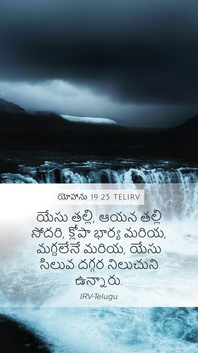 యోహాను 19:25 TELIRV Bible Verse Image