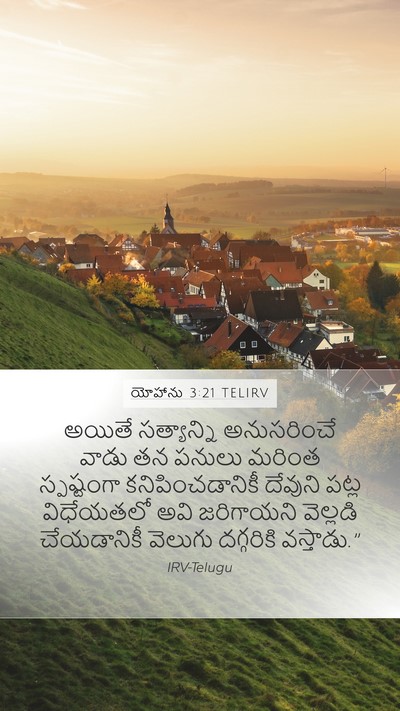 యోహాను 3:21 TELIRV Bible Verse Image
