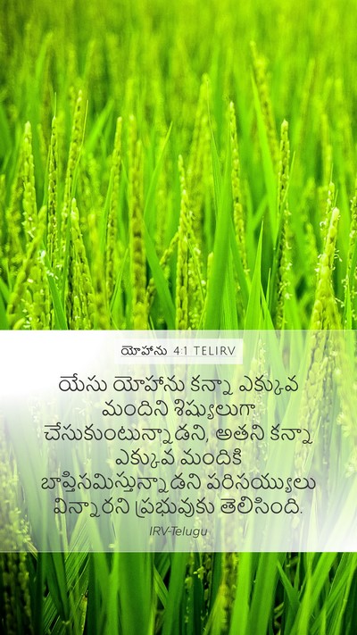యోహాను 4:1 TELIRV Bible Verse Image