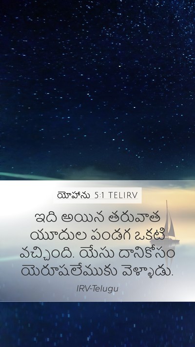 యోహాను 5:1 TELIRV Bible Verse Image