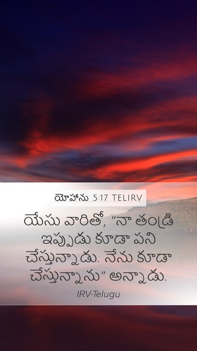 యోహాను 5:17 TELIRV Bible Verse Image