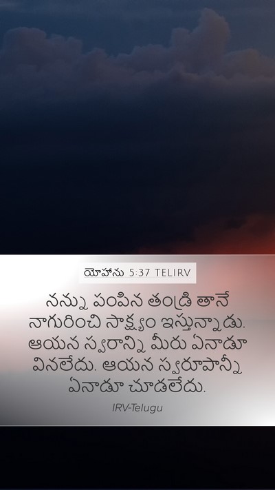 యోహాను 5:37 TELIRV Bible Verse Image