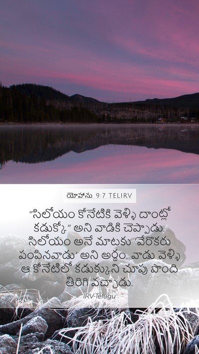 యోహాను 9:7 TELIRV Bible Verse Image
