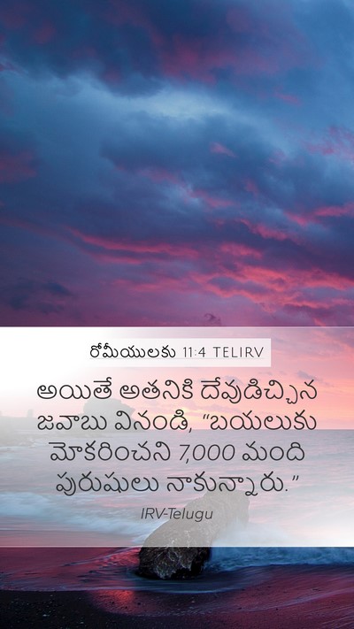 రోమీయులకు 11:4 TELIRV Bible Verse Image