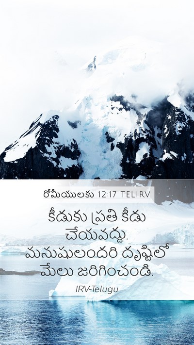 రోమీయులకు 12:17 TELIRV Bible Verse Image