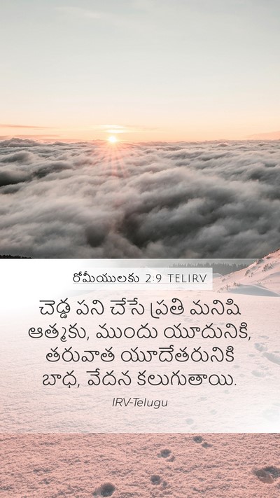 రోమీయులకు 2:9 TELIRV Bible Verse Image