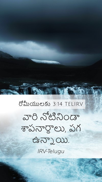 రోమీయులకు 3:14 TELIRV Bible Verse Image