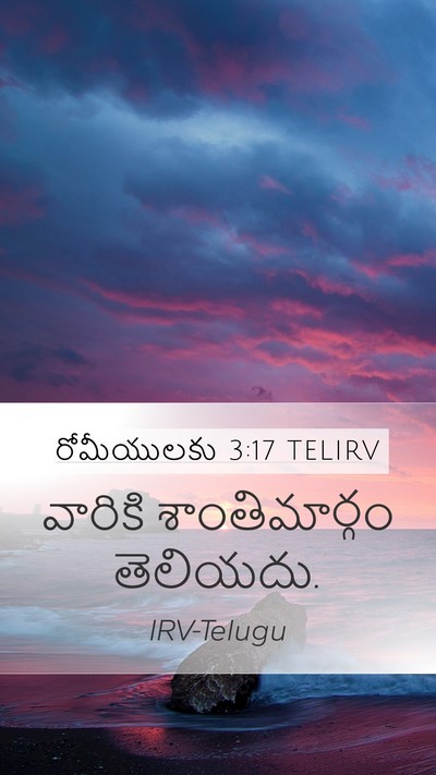 రోమీయులకు 3:17 TELIRV Bible Verse Image