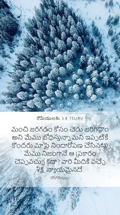 రోమీయులకు 3:8 TELIRV Bible Verse Image