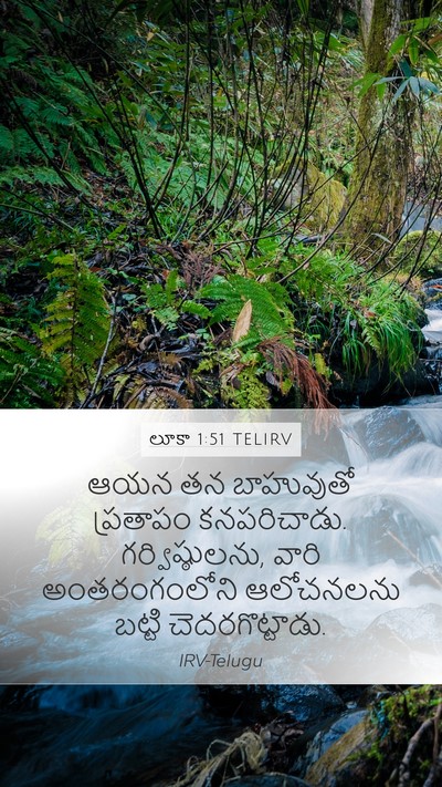 లూకా 1:51 TELIRV Bible Verse Image