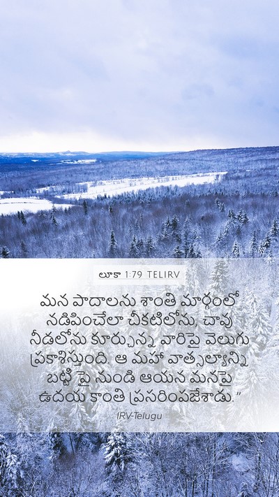 లూకా 1:79 TELIRV Bible Verse Image