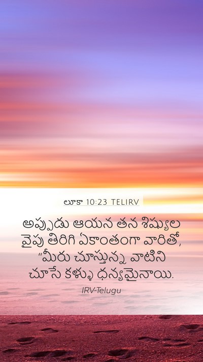 లూకా 10:23 TELIRV Bible Verse Image