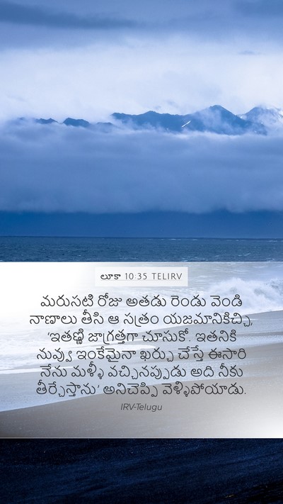 లూకా 10:35 TELIRV Bible Verse Image