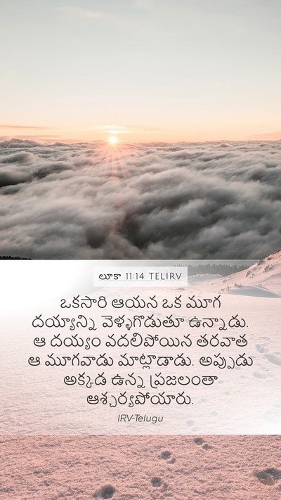 లూకా 11:14 TELIRV Bible Verse Image