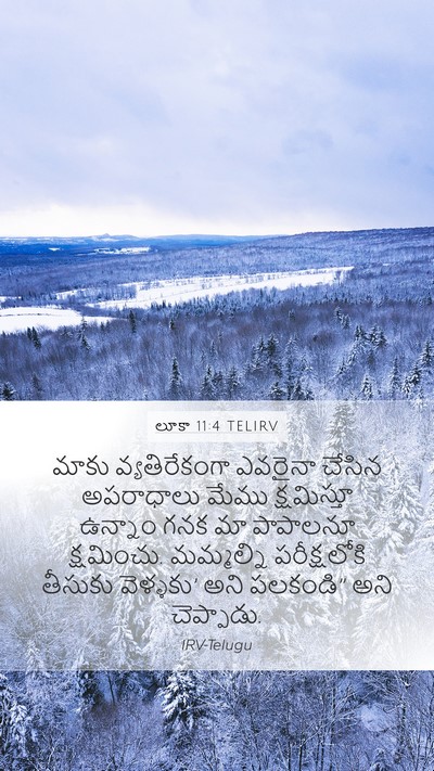 లూకా 11:4 TELIRV Bible Verse Image