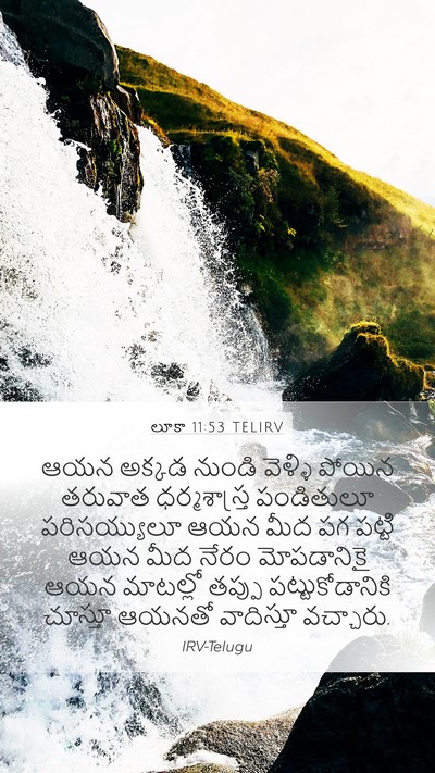 లూకా 11:53 TELIRV Bible Verse Image