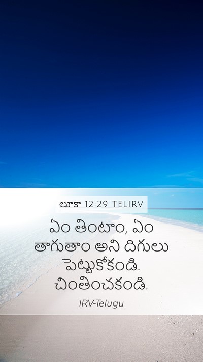 లూకా 12:29 TELIRV Bible Verse Image