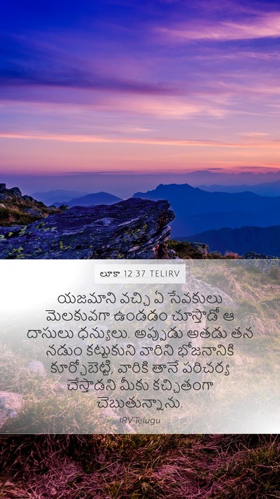 లూకా 12:37 TELIRV Bible Verse Image