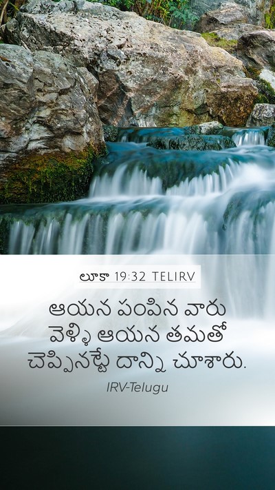 లూకా 19:32 TELIRV Bible Verse Image
