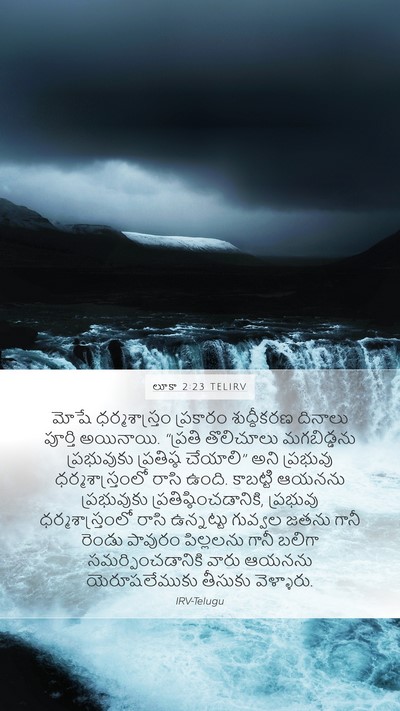 లూకా 2:23 TELIRV Bible Verse Image
