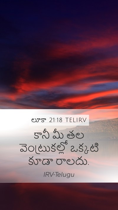 లూకా 21:18 TELIRV Bible Verse Image