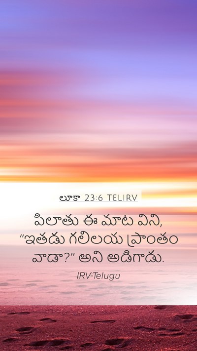 లూకా 23:6 TELIRV Bible Verse Image