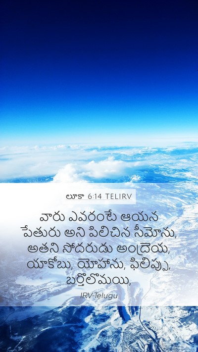 లూకా 6:14 TELIRV Bible Verse Image
