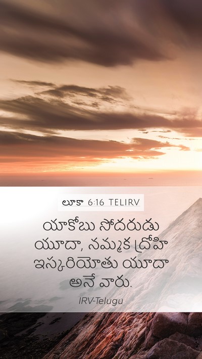 లూకా 6:16 TELIRV Bible Verse Image