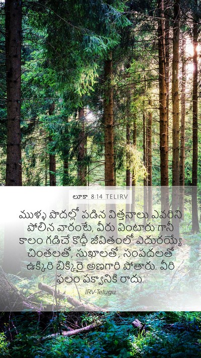 లూకా 8:14 TELIRV Bible Verse Image