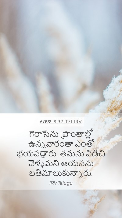 లూకా 8:37 TELIRV Bible Verse Image
