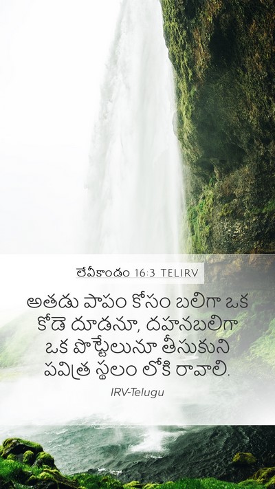 లేవీకాండం 16:3 TELIRV Bible Verse Image