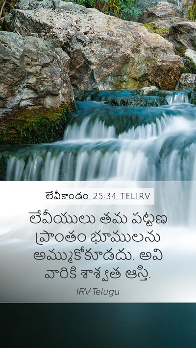 లేవీకాండం 25:34 TELIRV Bible Verse Image