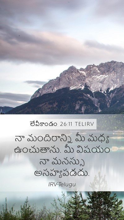 లేవీకాండం 26:11 TELIRV Bible Verse Image