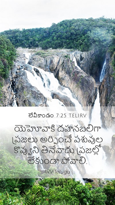లేవీకాండం 7:25 TELIRV Bible Verse Image