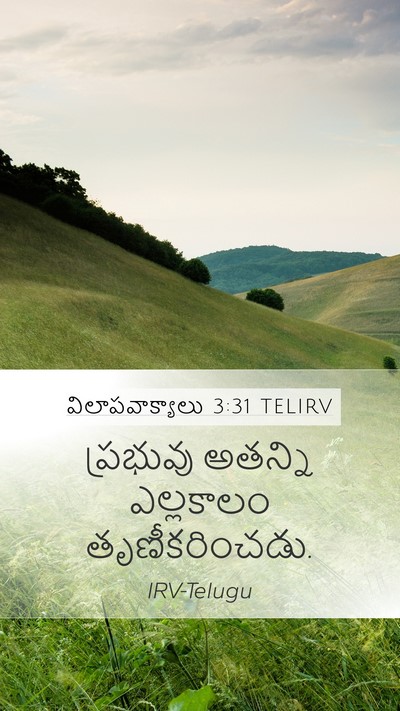 విలాపవాక్యాలు 3:31 TELIRV Bible Verse Image