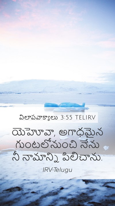 విలాపవాక్యాలు 3:55 TELIRV Bible Verse Image