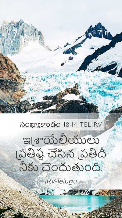 సంఖ్యాకాండం 18:14 TELIRV Bible Verse Image