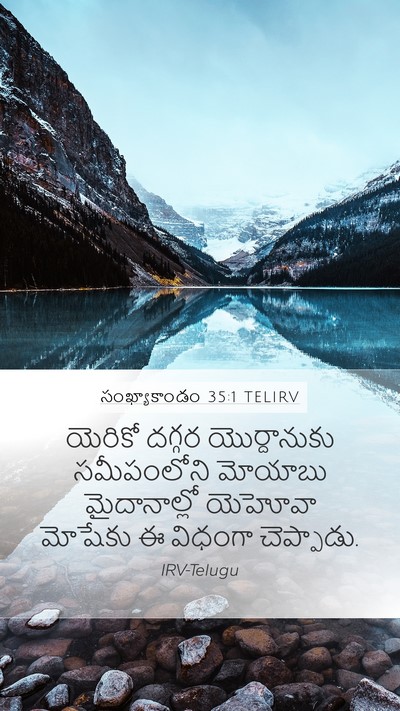 సంఖ్యాకాండం 35:1 TELIRV Bible Verse Image