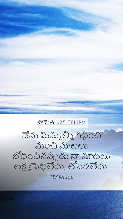 సామెత 1:25 TELIRV Bible Verse Image