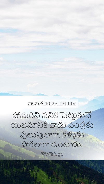 సామెత 10:26 TELIRV Bible Verse Image