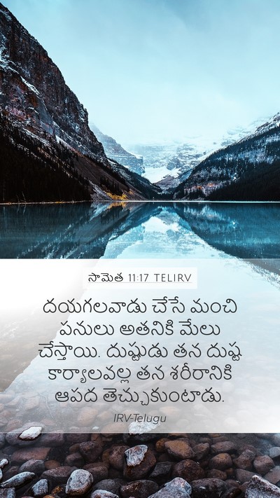 సామెత 11:17 TELIRV Bible Verse Image