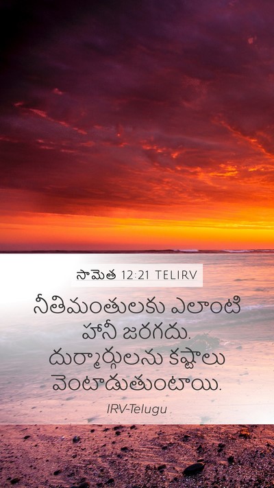 సామెత 12:21 TELIRV Bible Verse Image