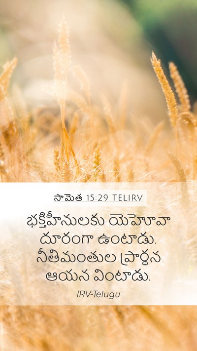 సామెత 15:29 TELIRV Bible Verse Image