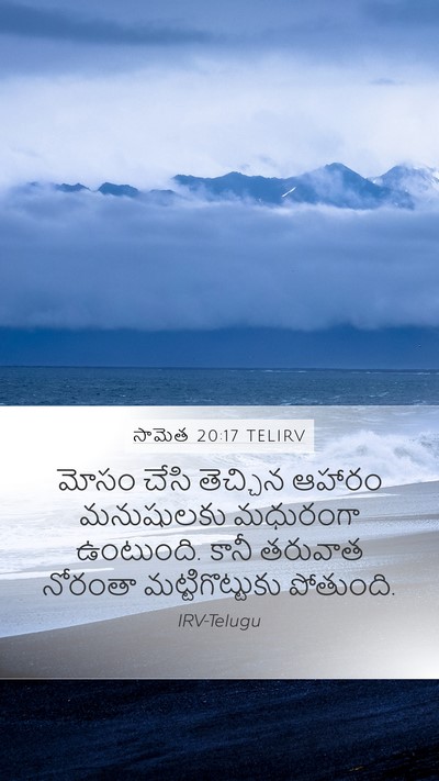సామెత 20:17 TELIRV Bible Verse Image